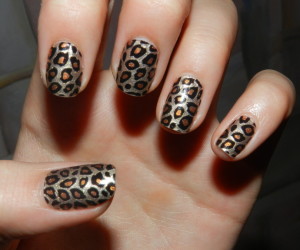 Leopard Manicure - tehnica de performanță