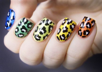 Leopard Manicure - tehnica de performanță