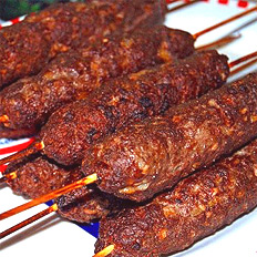 Ljulya-kebab din carne de vită - gătit rețete gătit în cuptor, pe gratar, în aerogril