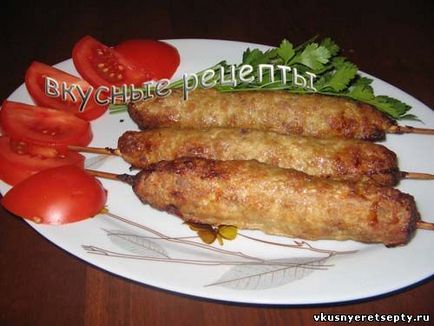 Lulya-kebab din carne de porc - o rețetă cu fotografii, rețete delicioase