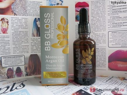 Масло для волосся bb gloss аргановое - «професійне масло для догляду за волоссям від бразильської
