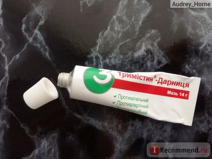 Darnitsa kenőcs trimistin (trimistin) - «van szüksége mindazok drága antibakteriális kenőcs, ha (trimistin) Darnitsa kenőcs trimistin (trimistin) - «van szüksége mindazok drága antibakteriális kenőcs, amikor