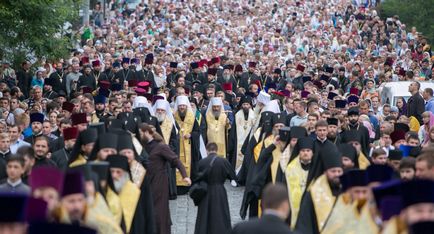 Mitropolitul de la Kiev, Onufriy, a binecuvântat rugăciunea specială a procesiunii religioase all-ucrainene - ortodoxă