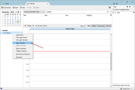 Налаштування thunderbird lightning з caldav