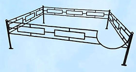 Огорожі ритуальні (могильні)