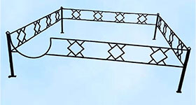 Огорожі ритуальні (могильні)