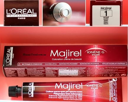 Фарбування волосся крем-фарба majirel l'oreal professionnel