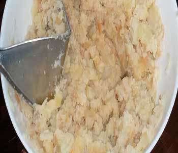 Placinta osetiană de cartofi cu cartofi