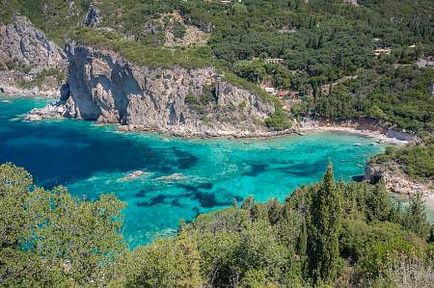 Paleokastritsa pe Corfu