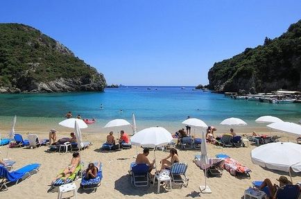 Paleokastritsa în descrierea statiunii Corfu