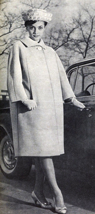 Пальто кокон з суцільнокроєним рукавом форма для шиття безкоштовно