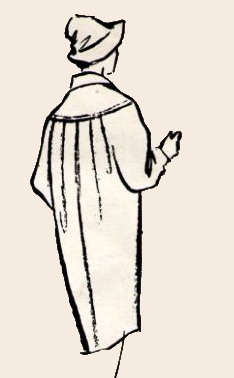 Пальто кокон з суцільнокроєним рукавом форма для шиття безкоштовно