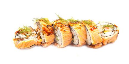 De ce rulote și sushi pot fi dependente, sushi bar rolls