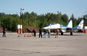 Польоти на винищувачі мить-29 в стратосферу, вежітель