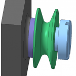 Építése a horony a hengert a söprés az iránytű-3d cad-Journal