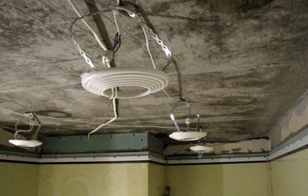 Sistemul de iluminat de tavan - organizarea iluminatului, tipurile, instalarea