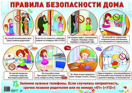 Reguli de siguranță la domiciliu pentru copii