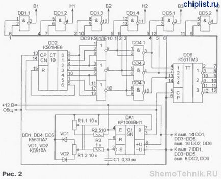 Converter egyfázisú feszültség háromfázisú