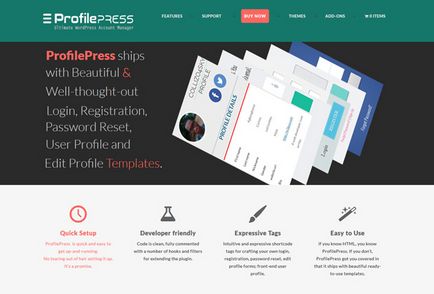 Profilepress плагін для створення логін-форм, реєстрації та сторінок профілів в wordpress