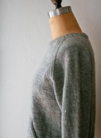 Пуловер кенгуру спицями sweatshirt