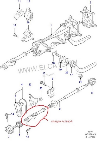 Ремонт і підтяжка кермової рейки в ford mondeo, рульове управління ford mondeo