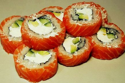 Sushi rețete acasă cu o fotografie, un blog culinar