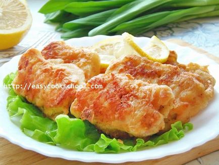 Hal a tésztát sör-lépésre recept fotókkal, egyszerű receptek (sör) Hal a tésztát sör-lépésre recept fotókkal, egyszerű receptek