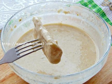 Hal tésztában a sörrel-lépésre recept fotók, egyszerű receptek (lépésről lépésre) Hal a tésztát sör-lépésre recept fotókkal, egyszerű receptek