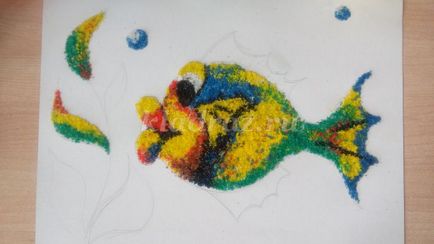 Малювання сіллю і клеєм в початковій школі