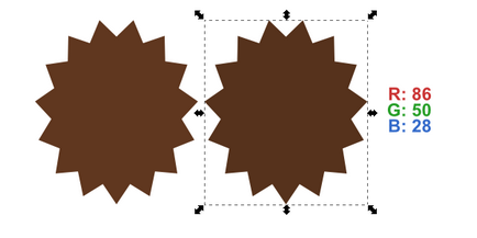 Rajz egy sündisznó az Inkscape