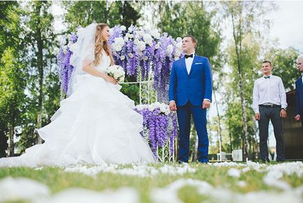 Nunta luxoasa in culoarea liliacului Alexey si Elena