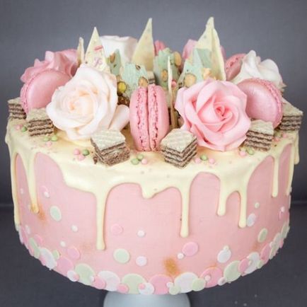 Tort roz - 40 de idei frumoase