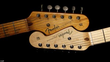 Ru hogyan lehet a híres elektronikus gitár Fender Stratocaster (Jimi Hendrix, Eric Clapton) Ru hogyan lehet a híres elektronikus gitár Fender Stratocaster