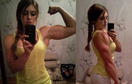 Orosz aranyos lány arca Barbie és a test a Hulk