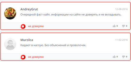 Site-ul web, ce recenzii de înșelătorie