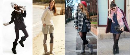 Cu ce ​​să poarte cizme ugg în iarnă fotografie 24 combinații de modă, felomen
