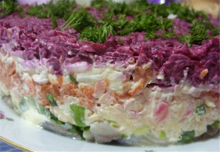 Herring sub blana - cele mai bune retete