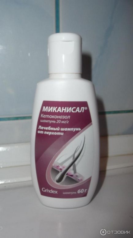 Șampon mikanisal pentru mătreața pe cap