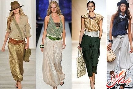 Bloomers női stiliszták tippeket választotta divatos nadrág