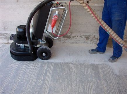 Шліфувальна машина для підлоги бетонного і дерев'яного, технологія обробки поверхні