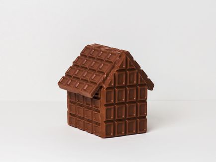 Casa de ciocolată cu mâinile proprii