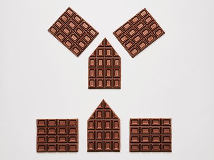 Casa de ciocolată cu mâinile proprii
