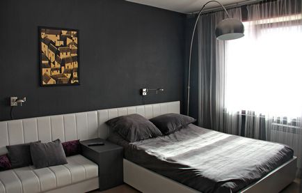 Stilul suedez în interiorul unui mic apartament sau casă mică, bucătărie și design de cameră