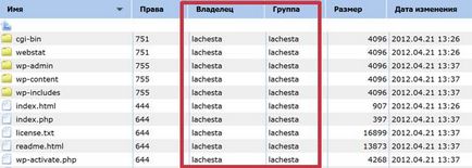 Schimbați drepturile de proprietate și drepturi în managerul ISP