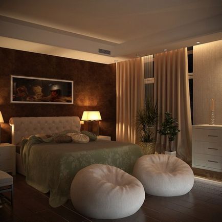 Спальня в еко стилі з фото