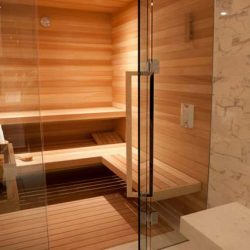 Uși de sticlă pentru saună și baie foto, dimensiuni, plusuri și minusuri, video de auto-instalare