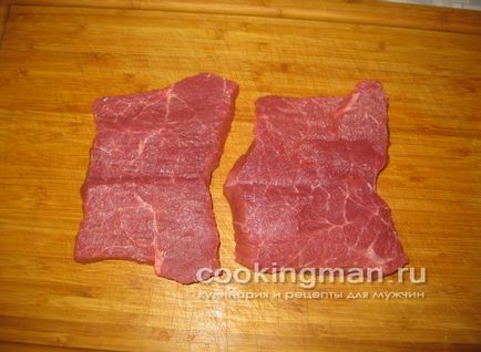 Стейк з яловичини запечений під сиром - кулінарія для чоловіків