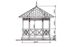 Construirea unui foișor cu tehnologie proprie