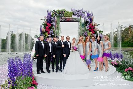 Grădinile de nuntă ale Semiramid - portofoliul consultării nunții agenției de nuntă