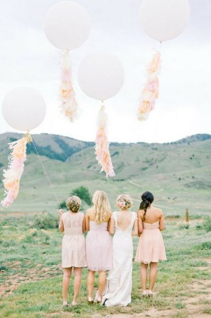Fotografia de nunta cu baloane